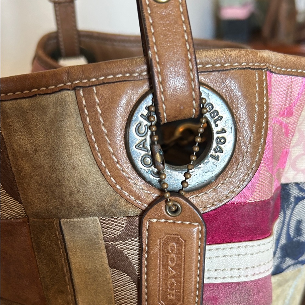 Coach Patchwork Hobo Bag in Multicolor - Picture 11 of 16